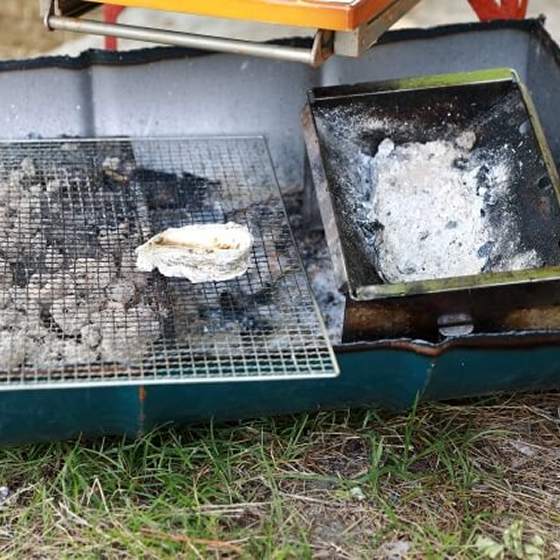 スタッフが片付け