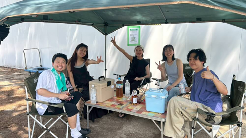 BBQなうのお客様の集合写真