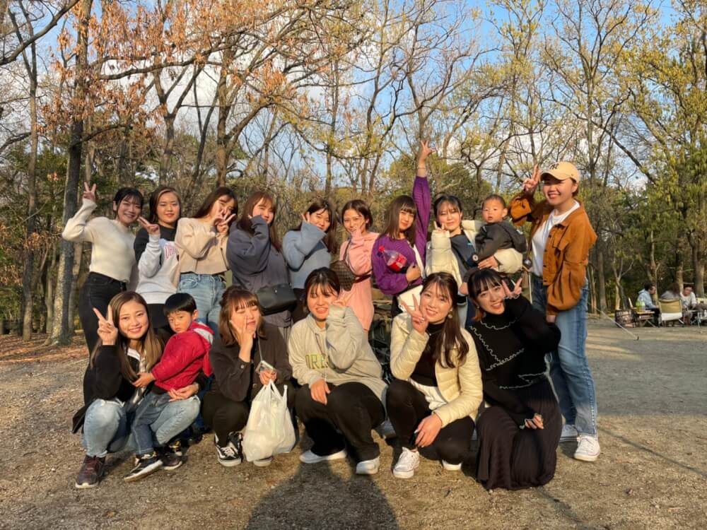 Y様10名大泉緑地にてご利用いただきました