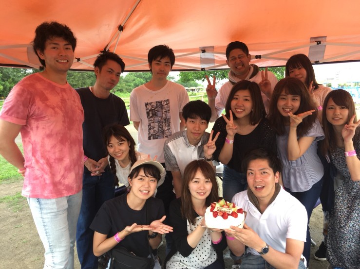 N様 12名淀川河川敷西中島地区にてご利用いただきました