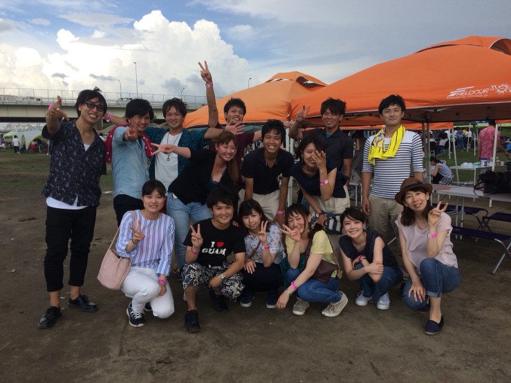 O様 15名淀川河川敷西中島地区にてご利用いただきました