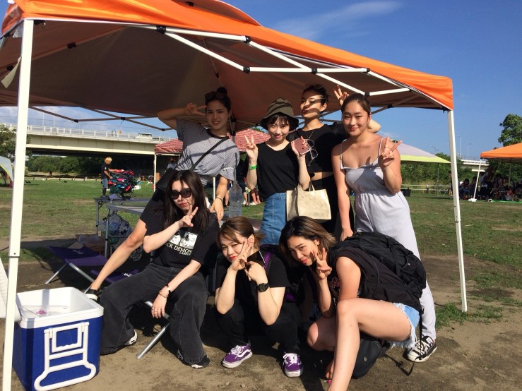 M様 7名淀川河川敷西中島地区にてご利用いただきました