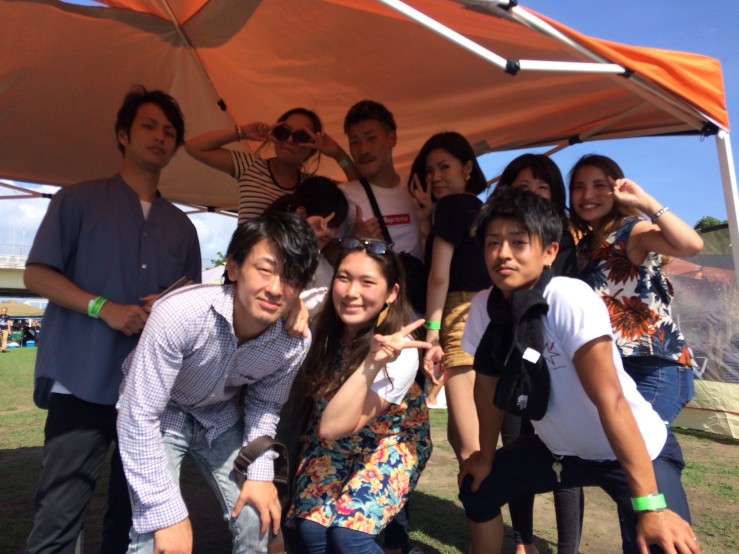 M様 11名 淀川河川敷 西中島地区にてご利用いただきました