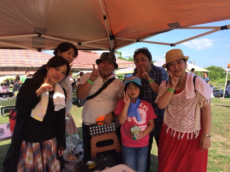 T様 6名 淀川河川敷 西中島地区にてご利用いただきました