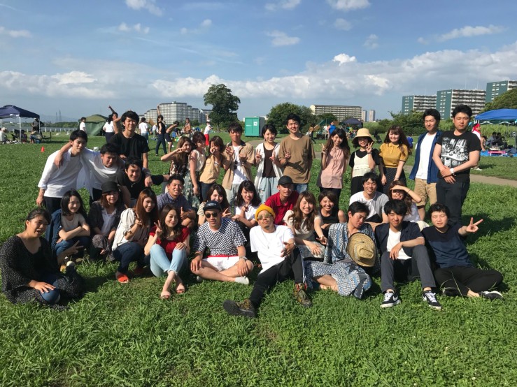 S様 34名 淀川河川敷 太子橋地区にてご利用いただきました