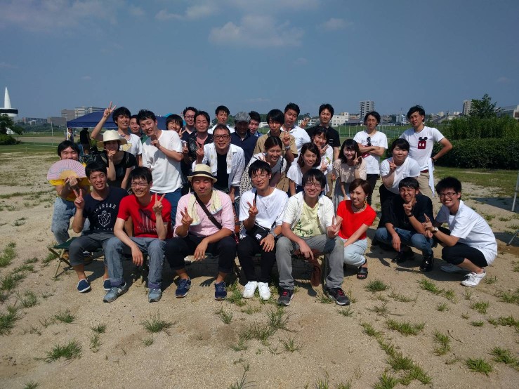 U様 32名淀川河川敷枚方大橋地区にてご利用いただきました