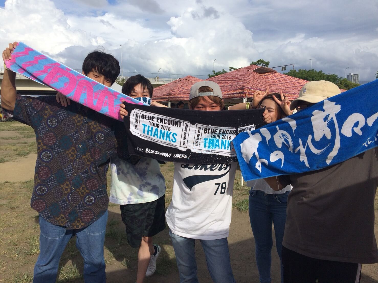 S様 5名淀川河川敷 西中島地区でご利用いただきました