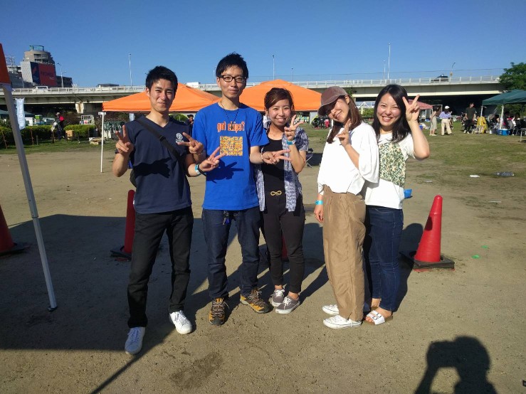 F様　5名 淀川河川敷 西中島地区にてご利用いただきました