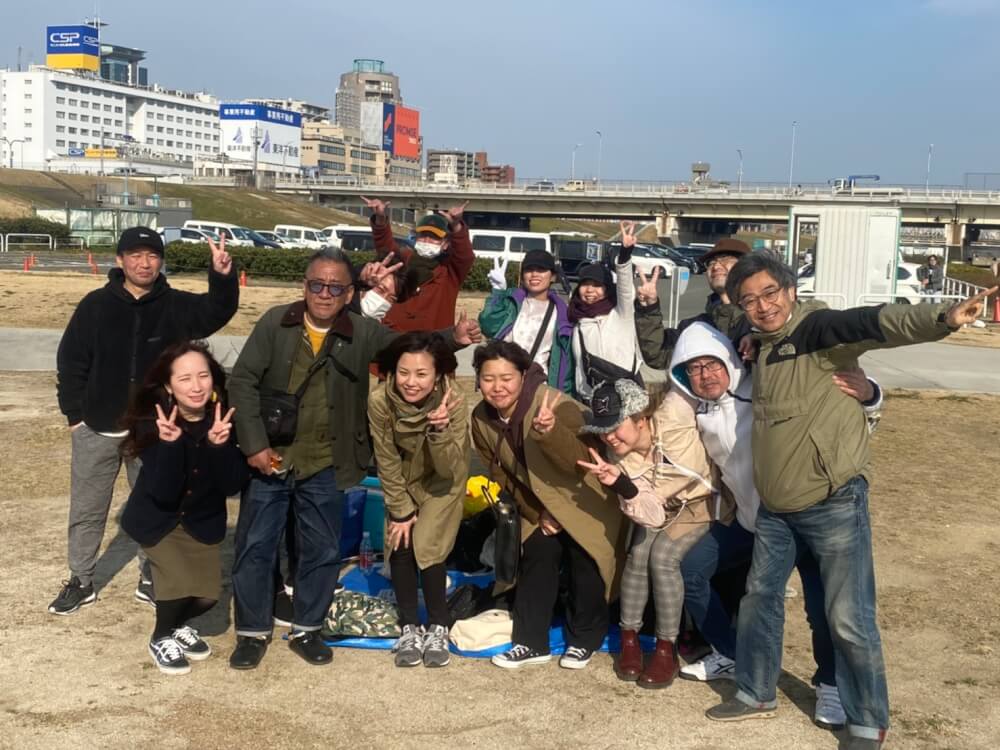 T様10名淀川河川敷西中島地区にてご利用いただきました