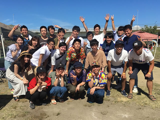 T様 23名淀川河川敷 西中島地区にてご利用いただきました