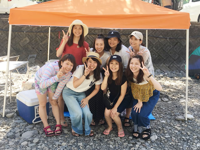 O様 8名滝畑湖畔バーベキュー場にてご利用いただきました