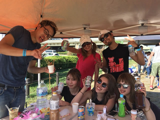 K様 6名淀川河川敷 西中島地区にてご利用いただきました