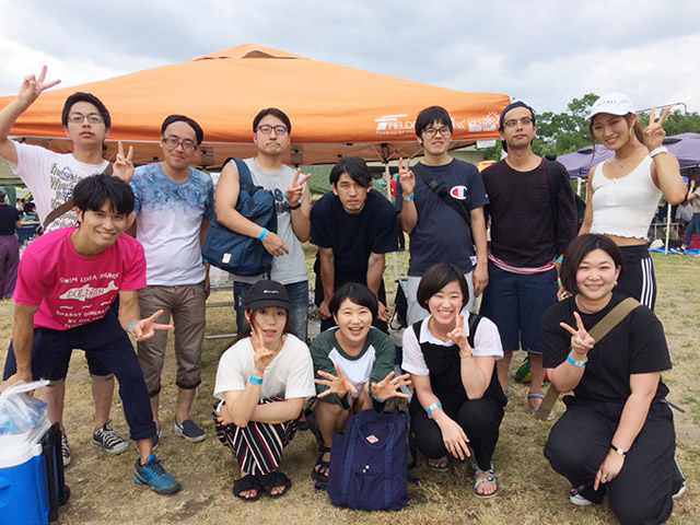 Y様 12名淀川河川敷 西中島地区にてご利用いただきました