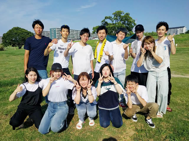 I様 14名 淀川河川敷太子橋地区にてご利用いただきました