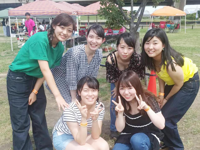 S様 6名淀川河川敷西中島地区にてご利用いただきました