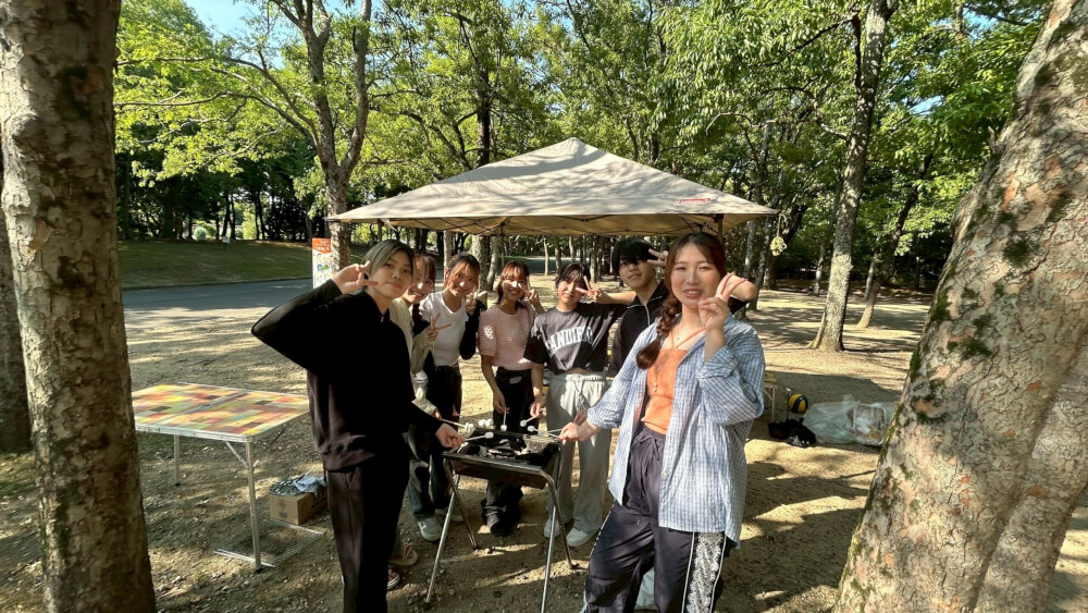 大泉緑地で場所取り・片付けなしBBQ♪