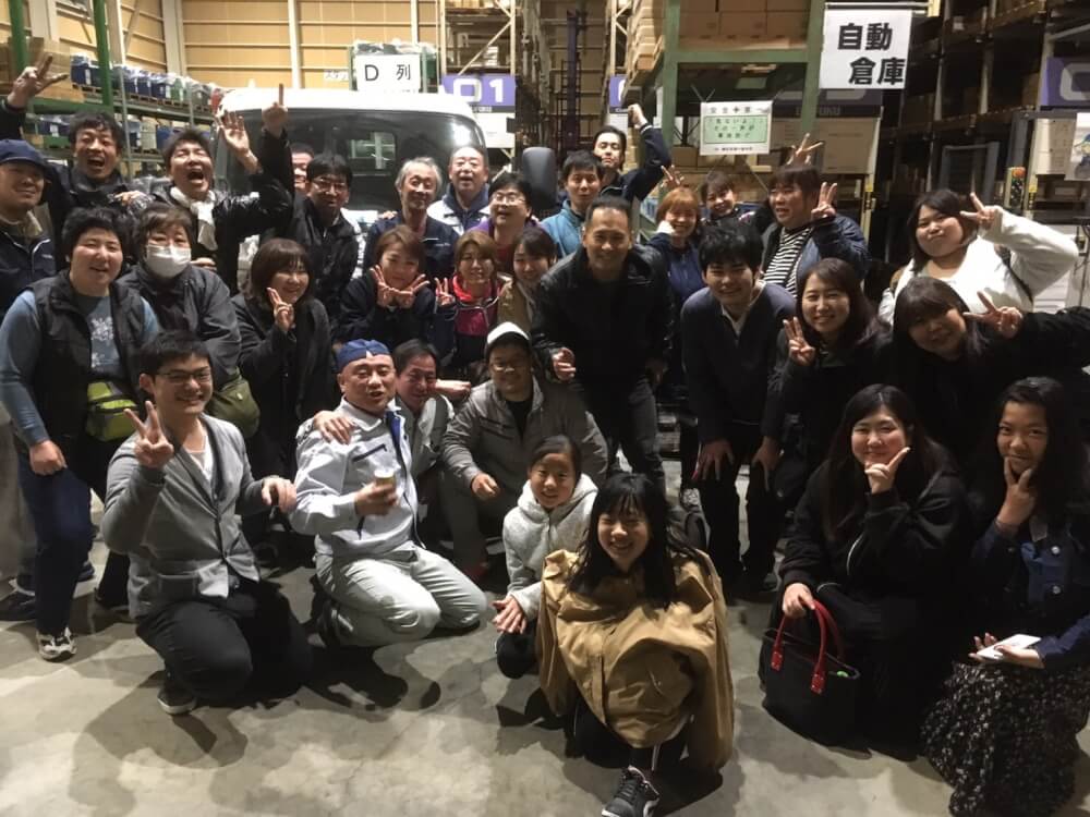 Y製作所様31名会社敷地内にてご利用いただきました