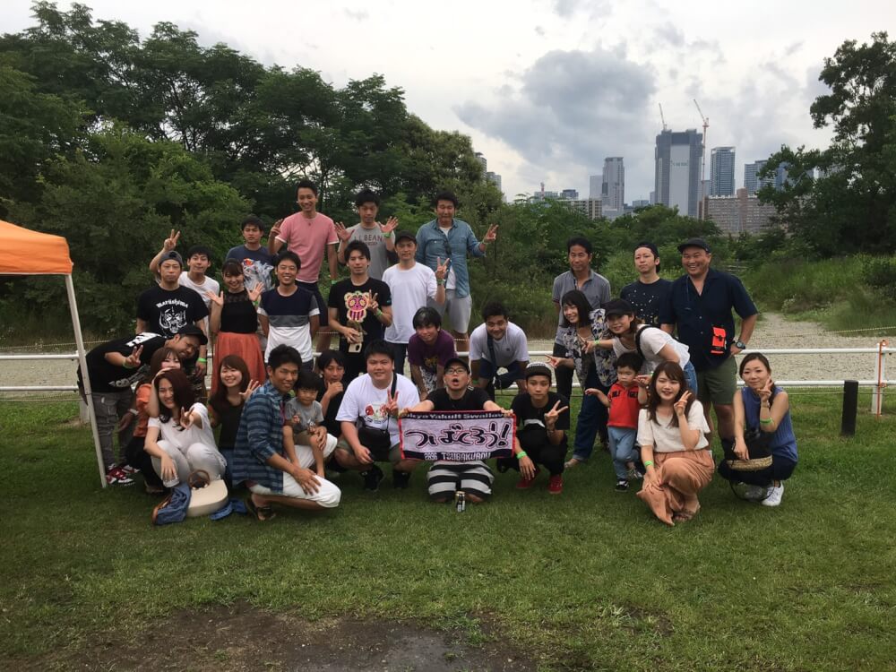 K様37名 淀川河川敷西中島地区にてご利用いただきました