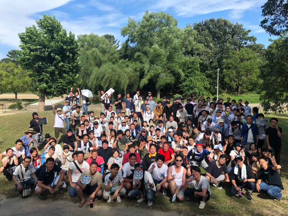 E営業部様152名 服部緑地にてご利用いただきました