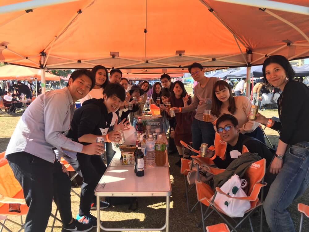 F様13名淀川河川敷西中島地区にてご利用いただきました