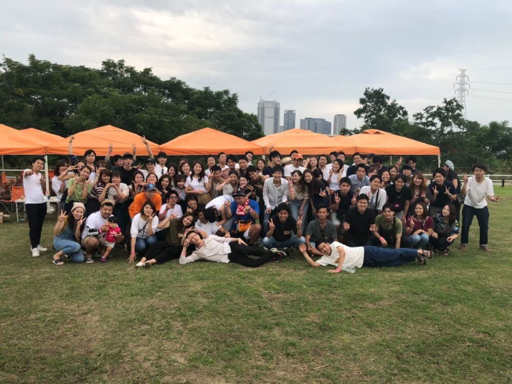 T様75名様淀川河川敷西中島地区にてご利用いただきました