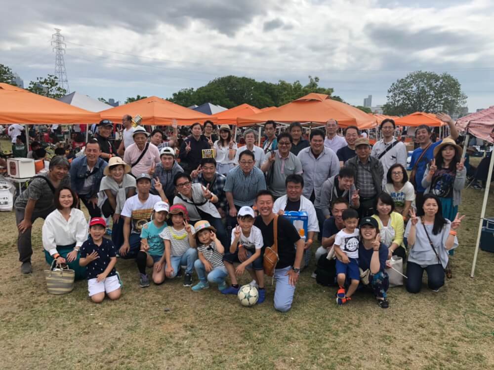 K様39名淀川河川敷西中島エリアにてご利用いただきました