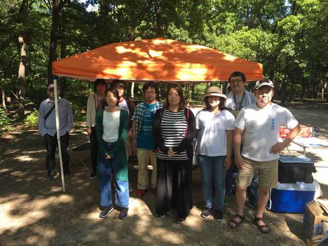 O様 11名大泉緑地にてご利用いただきました