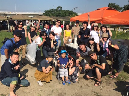 N様 21名 淀川河川敷 西中島地区にてご利用いただきました