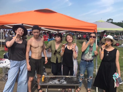 T様 6名 淀川河川敷 西中島地区にてご利用いただきました