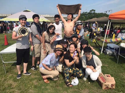 S様 12名 淀川河川敷 西中島地区にてご利用いただきました