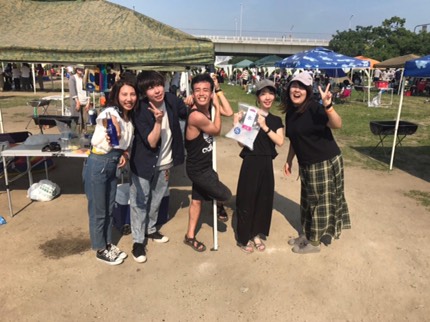 T様 ５名淀川河川敷西中島地区にてご利用いただきました