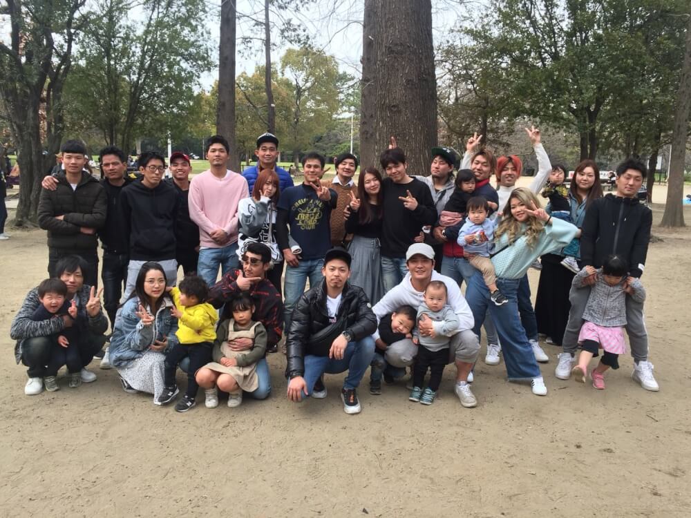 K様20名久宝寺緑地にてご利用いただきました