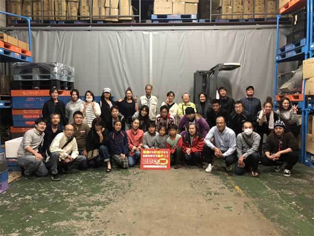 Ｙ工業様33名 社内敷地にてご利用いただきました